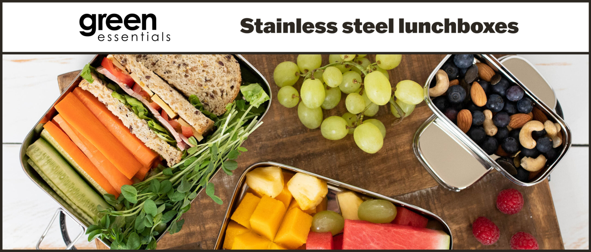 GE banner stainless lunchboxes
