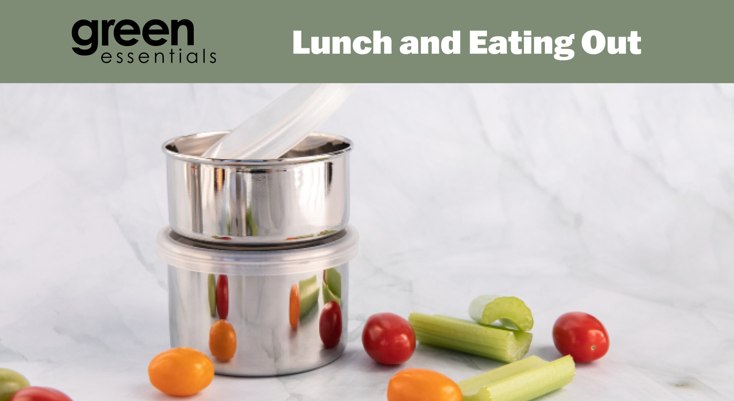 LUNCH AND EATING OUT - PRODUCTS BY GREEN ESSENTIALS