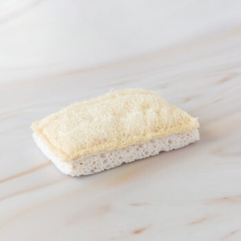 Cellulose & Loofah Sponge/scrubber - Set of 3